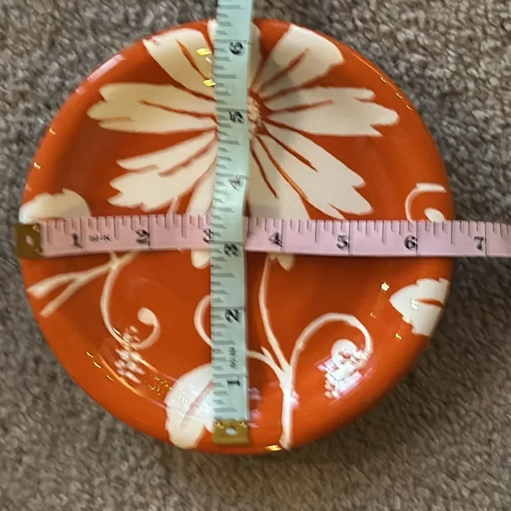 Mesa Home Products Floral Salad/Dessert Dishes Set of Four